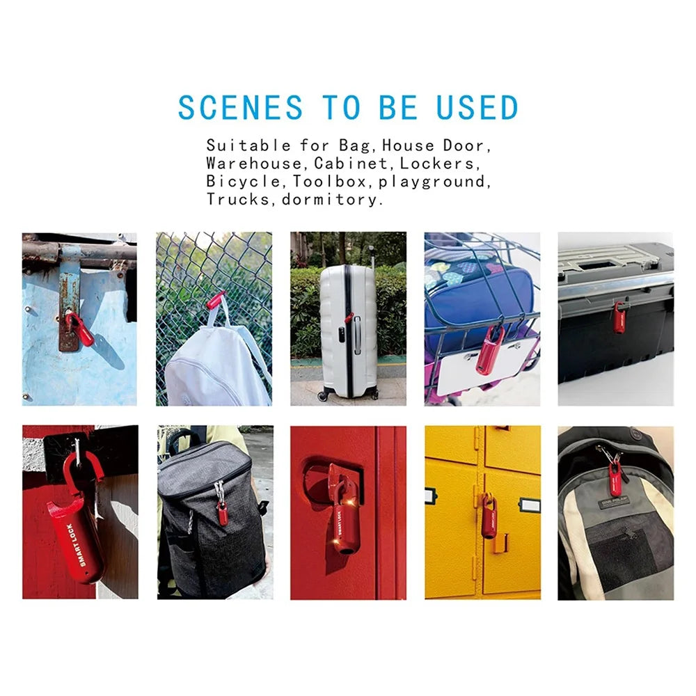 Candado biométrico de huella dactilar